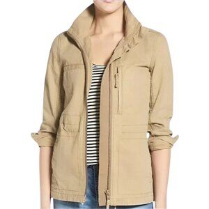 NEW MADEWELL Fleet Utility Cotton Jacket Khaki Zip up Size XS